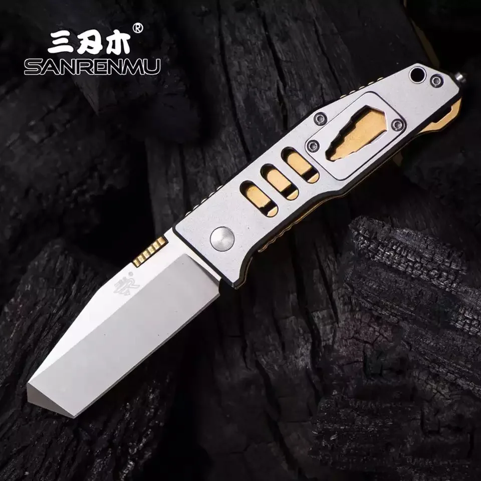 

SANRENMU SRM Multi-Tool EDC Folding Knife 8cr14mov Blade Outdoor Camping Equipment Tactical Self-Defense Survival Hunting Hiking