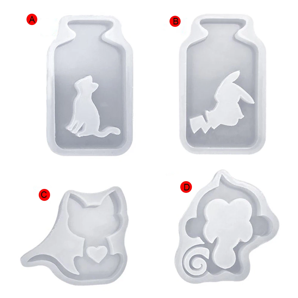 Monkey Cat And Bottle Squirrel Hollow Liquid Silicone Mold For DIY Handmade Jewelry Pendant Necklace Making Tools 1PCS
Monkey Cat And Bottle Squirrel Hollow Liquid Silicone Mold For DIY Handmade Jewelry Pendant Necklace Making Tools 1PCS