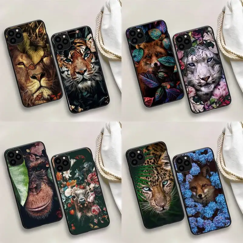 Animal With Flower Green Leaf Phone Case For iPhone 13 12 mini 11 Pro max 8 7 6S Plus X XS 5S SE 2020 XR Capa
Animal With Flower Green Leaf Phone Case For iPhone 13 12 mini 11 Pro max 8 7 6S Plus X XS 5S SE 2020 XR Capa