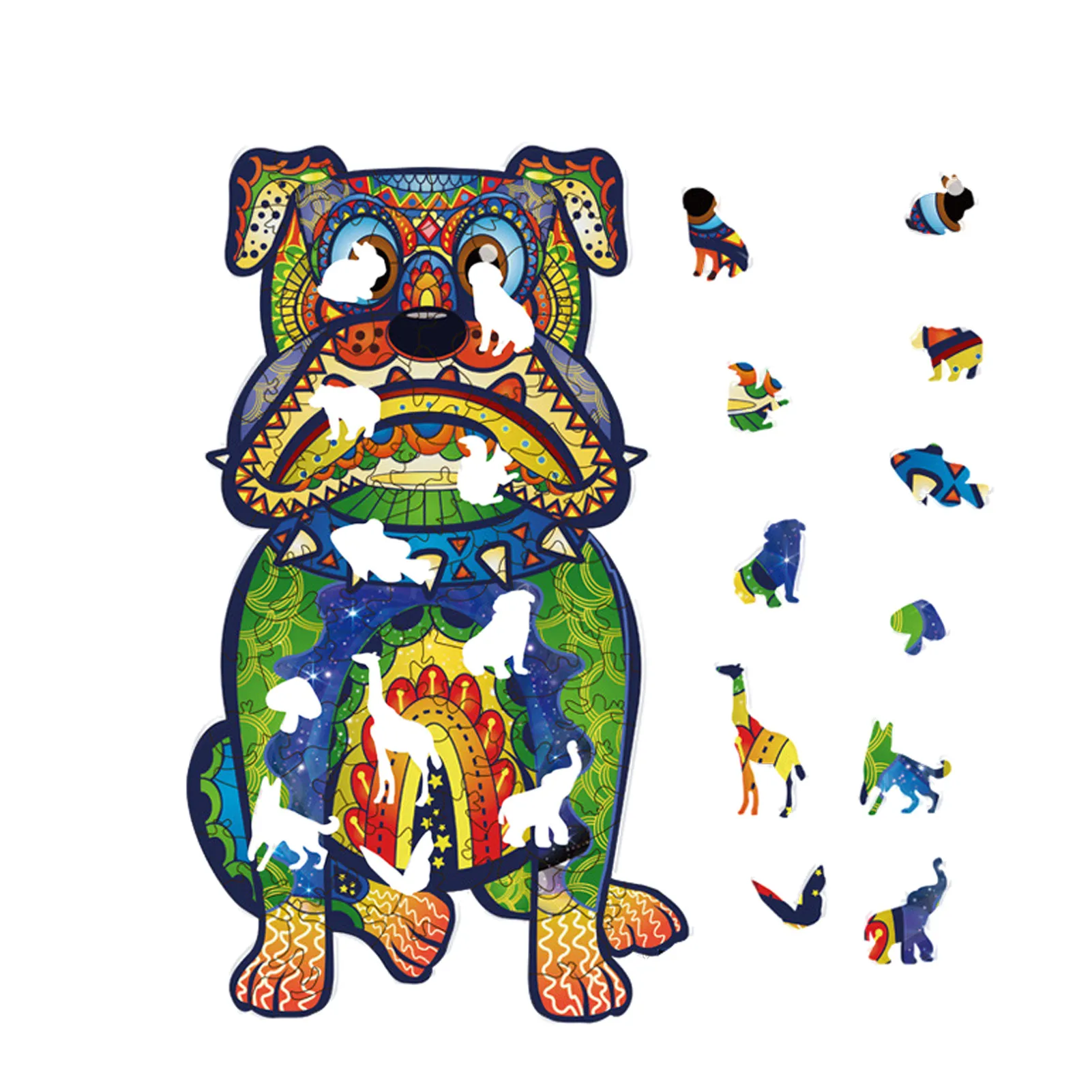 Wooden Animal Puzzles For Adults DIY Puzzle Each Piece Is Dog Shaped Puzzles Christmas Gifts For Kids Jigsaw
Wooden Animal Puzzles For Adults DIY Puzzle Each Piece Is Dog Shaped Puzzles Christmas Gifts For Kids Jigsaw