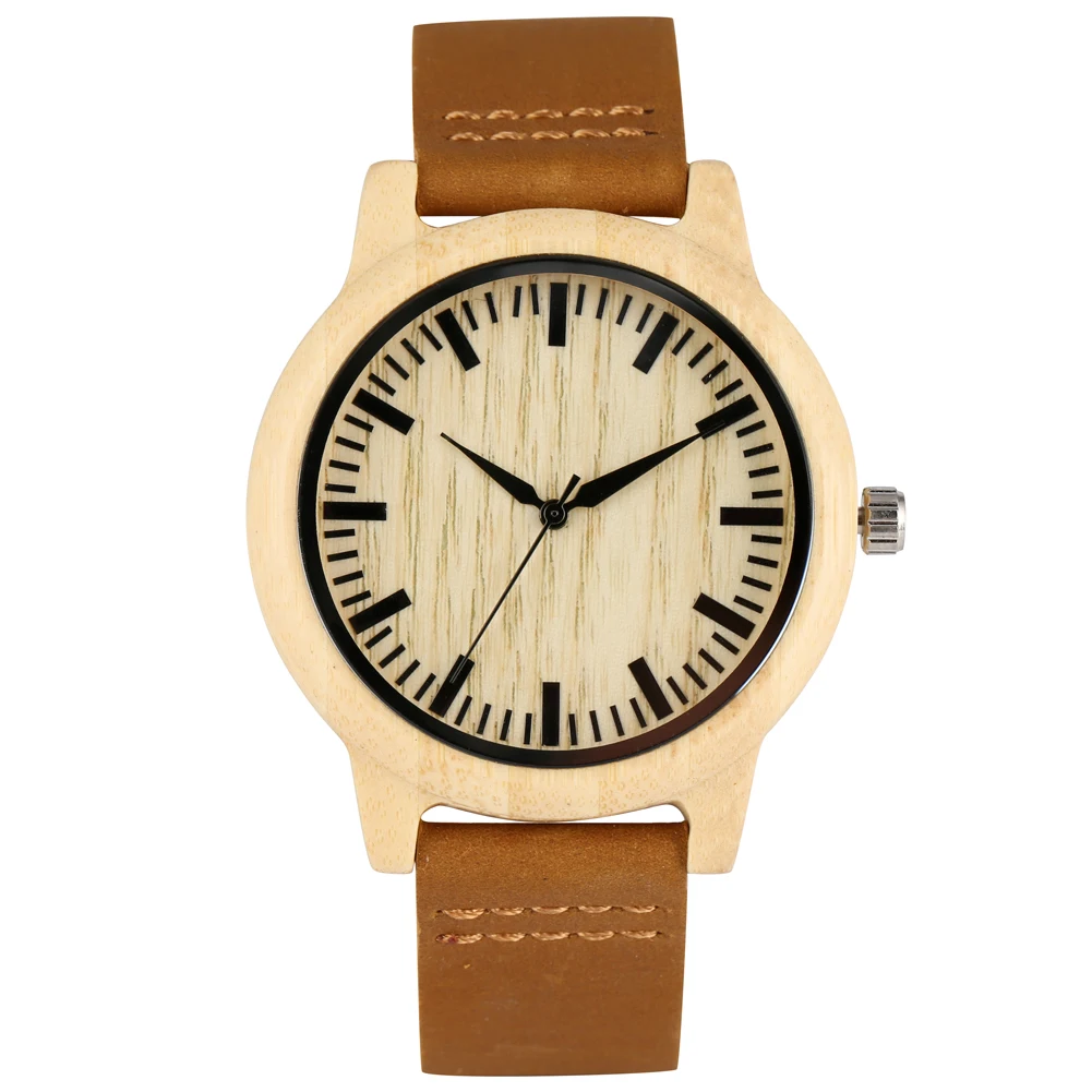 Men Quartz Wooden Watch Concise Dial with Black Pointers Wooden Wristwatch for Women Leather Band with Pin Buckle for Males
Men Quartz Wooden Watch Concise Dial with Black Pointers Wooden Wristwatch for Women Leather Band with Pin Buckle for Males
