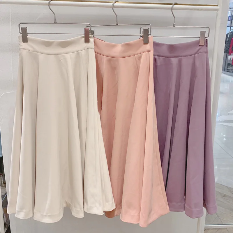 Elegant Solid Pleated Umbrella Skirt Sweet High Waist Design Faldas Mujer 2021 Spring Summer New All Match Femme Jupe
Elegant Solid Pleated Umbrella Skirt Sweet High Waist Design Faldas Mujer 2021 Spring Summer New All Match Femme Jupe