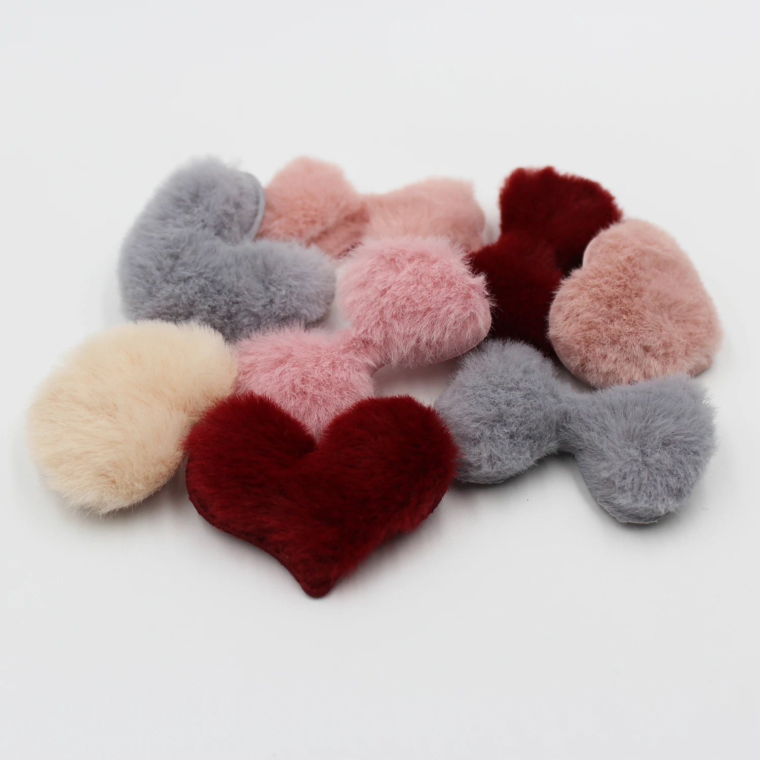 Appliques Furry Felt Bowknot Heart Padded Patches Children's Hair Clip Accessories DIY Handmade for Headwear Sewing Decoration
Appliques Furry Felt Bowknot Heart Padded Patches Children's Hair Clip Accessories DIY Handmade for Headwear Sewing Decoration