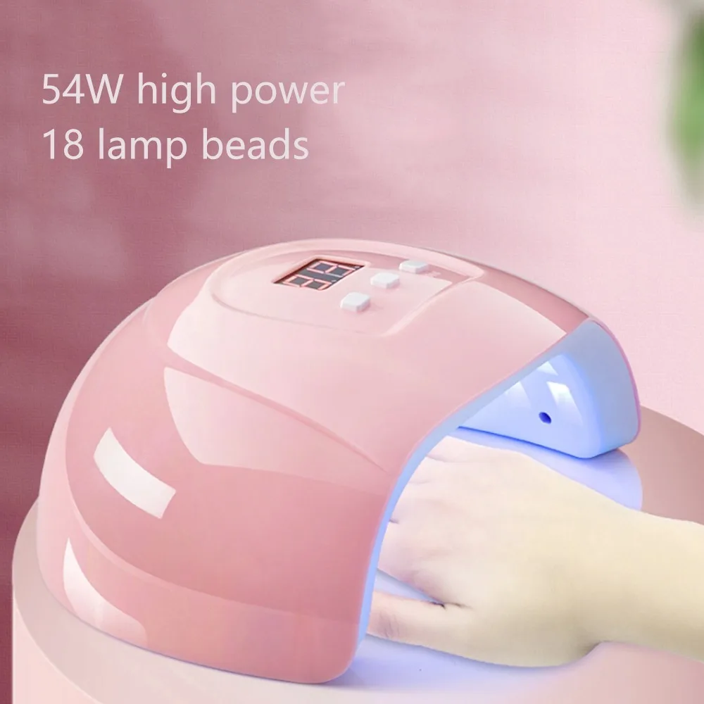 Portable 54W Pink Nail Dryer Machine UV LED Lamp 30/60/90s Timer USB Cable Home Use Nail UV Gel Varnish Dryer LED Nail Lamp Tool
Portable 54W Pink Nail Dryer Machine UV LED Lamp 30/60/90s Timer USB Cable Home Use Nail UV Gel Varnish Dryer LED Nail Lamp Tool