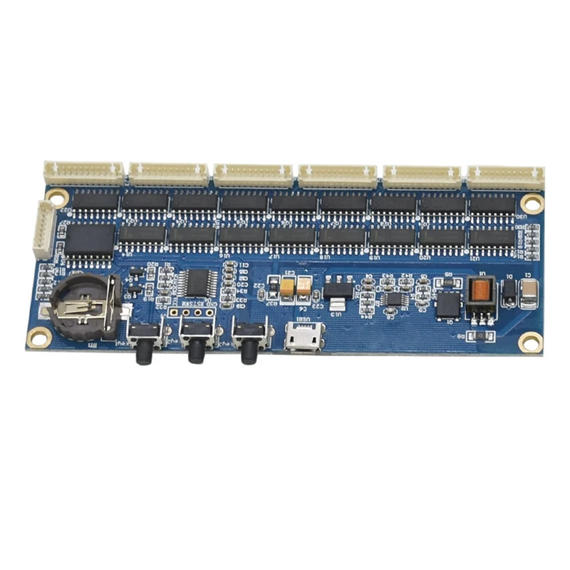 Diy в 14 Qs30 In12 Nixie трубки цифровые часы набор 5V модуль Плата С ПЛОСКИМ