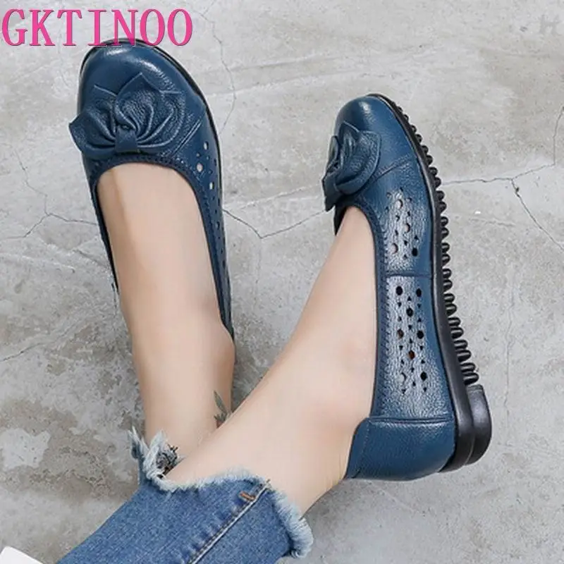 GKTINOO Summer Genuine Leather Shoes Women Butterfly-knot Loafers Women Flats Ballet Autumn Casual Flat Shoes Woman Moccasins 
GKTINOO Summer Genuine Leather Shoes Women Butterfly-knot Loafers Women Flats Ballet Autumn Casual Flat Shoes Woman Moccasins
