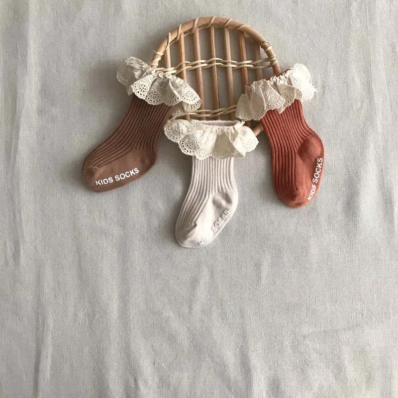 Children's Socks Baby Girls Pit Striped Lace Edg Spring And Autumn Models Newborn Lace Calcetines Chausette Bebe Fille Meias
Children's Socks Baby Girls Pit Striped Lace Edg Spring And Autumn Models Newborn Lace Calcetines Chausette Bebe Fille Meias