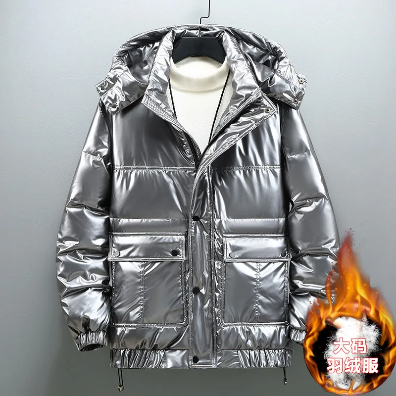 90% Winter white duck down jacket men's Glossy loose casual plus size 10XL 9XL 8XL 7XL men's down jacket 150 kg
90% Winter white duck down jacket men's Glossy loose casual plus size 10XL 9XL 8XL 7XL men's down jacket 150 kg