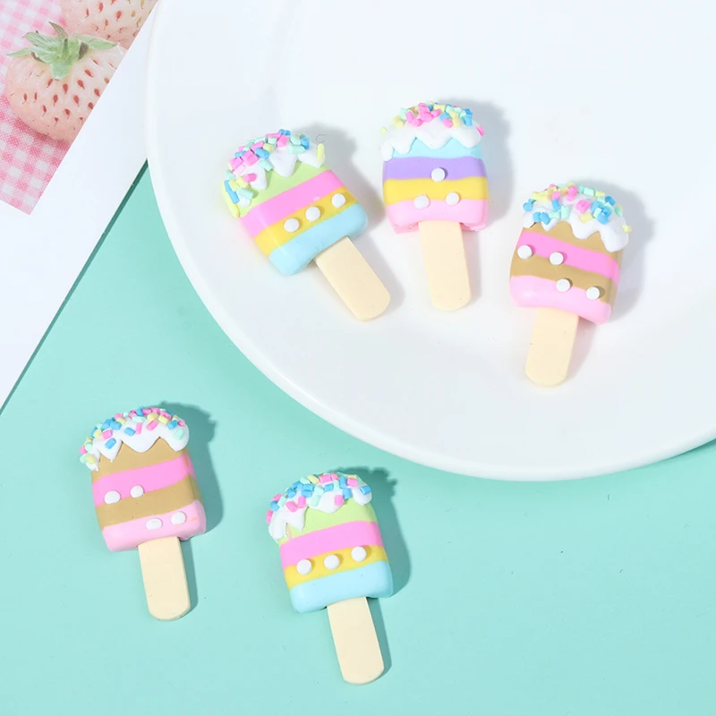 5Pcs colorful Dollhouse Miniature Popsicles Ice Cream Polymer Slime Charm For Children DIY Accessories Box Toy Color Random
5Pcs colorful Dollhouse Miniature Popsicles Ice Cream Polymer Slime Charm For Children DIY Accessories Box Toy Color Random