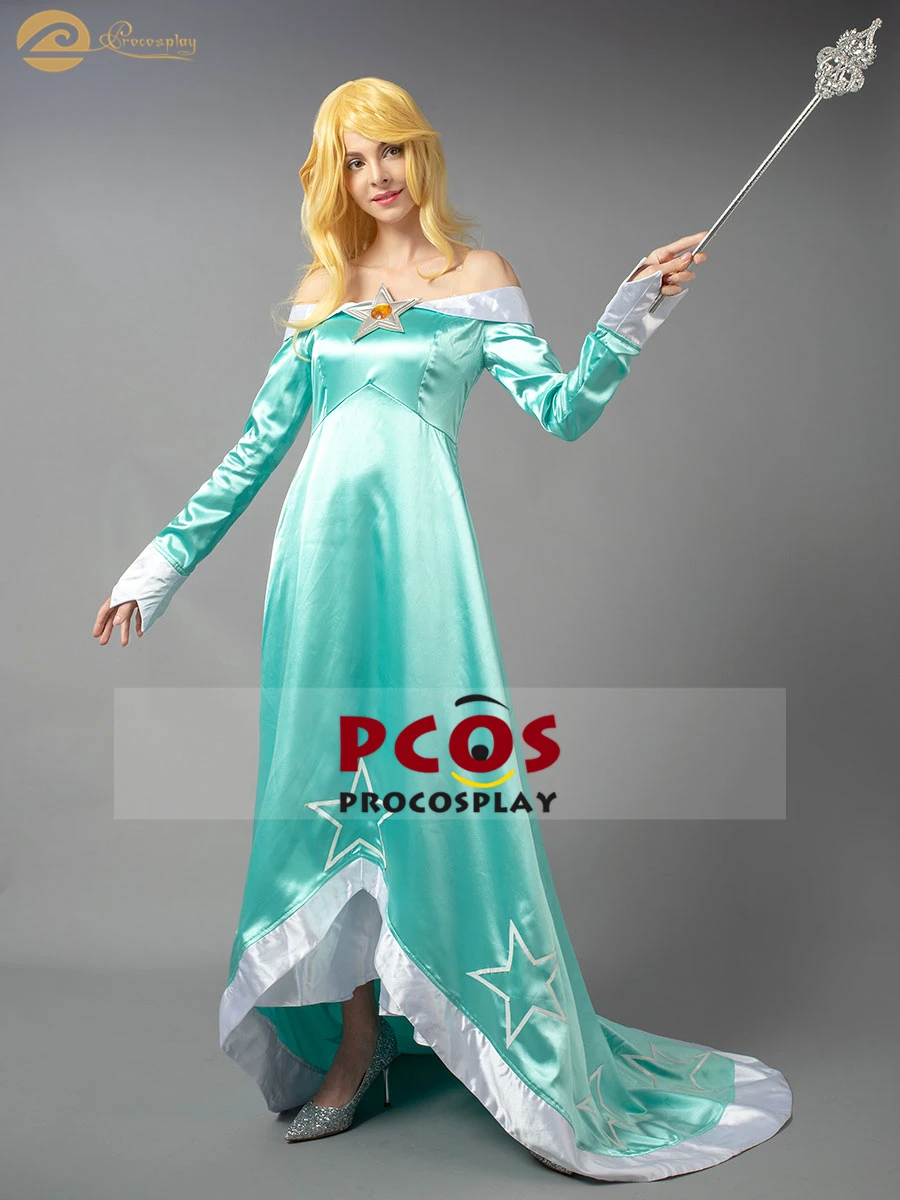 ProCosplay Супер Марио Galaxy Wii U Rosalina & Luma косплей костюм на Хэллоуин сексуальное женское
