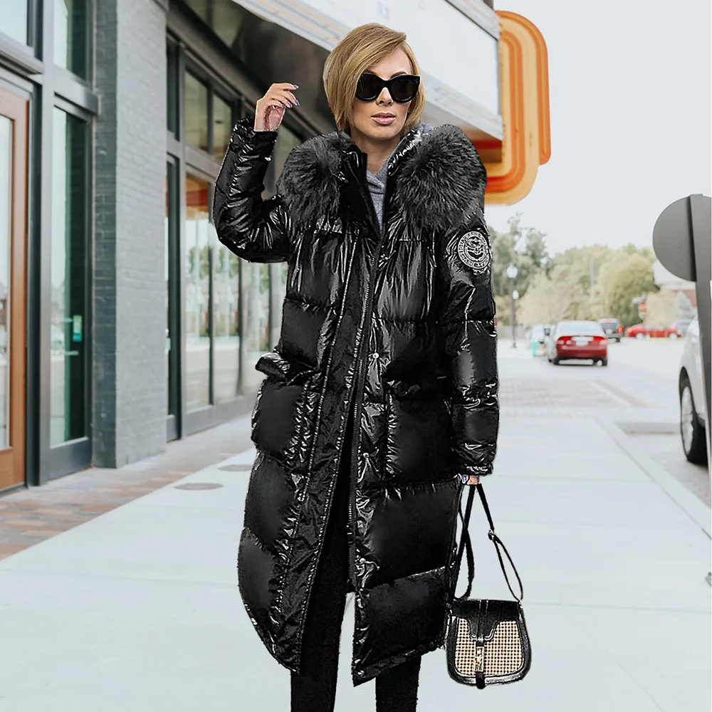 New Winter Solid Color Bright Face Mid-length Thick Padded Women's Jacket Coat Plus Size Women's Jacket Winter Clothes Women
New Winter Solid Color Bright Face Mid-length Thick Padded Women's Jacket Coat Plus Size Women's Jacket Winter Clothes Women