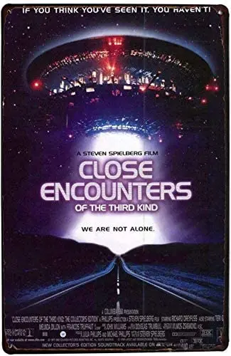 Encounters of The Third Film Retro Tin Signs Metal Motorcycle Gasoline Garage Home Wall Decoration Metal Plaques12 X 8 Inch
Encounters of The Third Film Retro Tin Signs Metal Motorcycle Gasoline Garage Home Wall Decoration Metal Plaques12 X 8 Inch