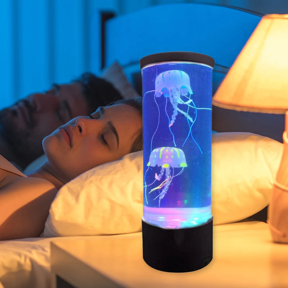 Jellyfish Water Tank Aquarium LED Lamp Color Changing Bedside Lava Night Light for Home Bedroom Decor Kids Gifts USB/Battery
Jellyfish Water Tank Aquarium LED Lamp Color Changing Bedside Lava Night Light for Home Bedroom Decor Kids Gifts USB/Battery
