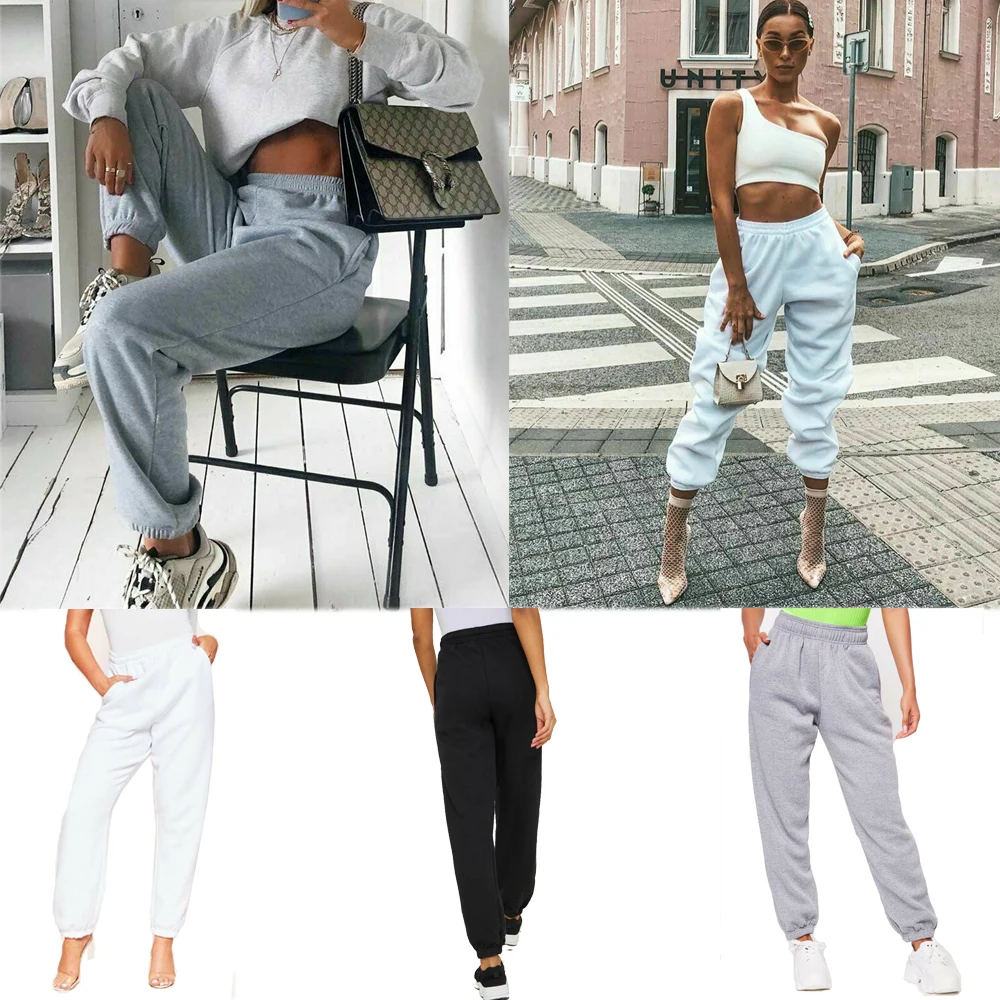 Women Casual Sport Pants Solid Running Jogger Pants Female Solid Tracksuit Elastic Waist Ladies Sweatpants Baggy Trousers
Women Casual Sport Pants Solid Running Jogger Pants Female Solid Tracksuit Elastic Waist Ladies Sweatpants Baggy Trousers