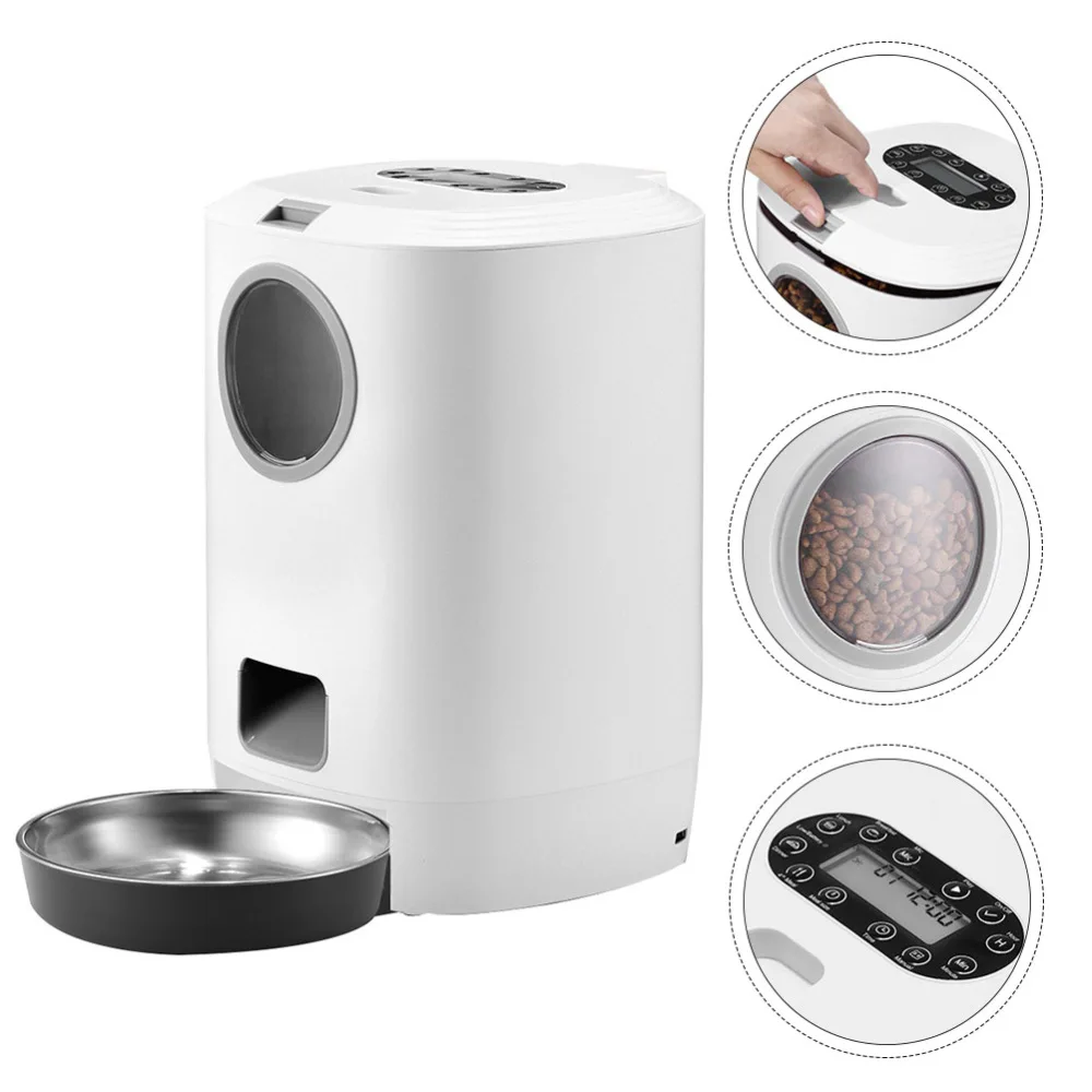 1pc Dog Cat Food Container Pet Food Feeder Automatic Pet Feeder Smart Pet Feeder
1pc Dog Cat Food Container Pet Food Feeder Automatic Pet Feeder Smart Pet Feeder