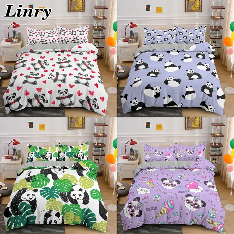 Cartoon Animals Bedding Set Duvet Cover with Pillowcase Boy Adults Kids Twin Queen King Size Cute Panda Comforter Cover 2/3PCs
Cartoon Animals Bedding Set Duvet Cover with Pillowcase Boy Adults Kids Twin Queen King Size Cute Panda Comforter Cover 2/3PCs