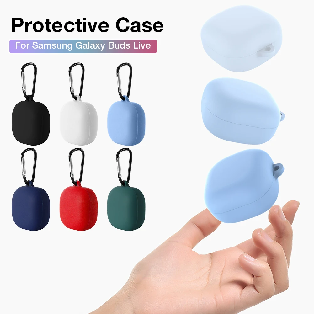 Silicone Protector Cover For Samsung Galaxy Buds Live Bluetooth Earphone Anti-scratch Shockproof Earphone Protective Case Shell
Silicone Protector Cover For Samsung Galaxy Buds Live Bluetooth Earphone Anti-scratch Shockproof Earphone Protective Case Shell