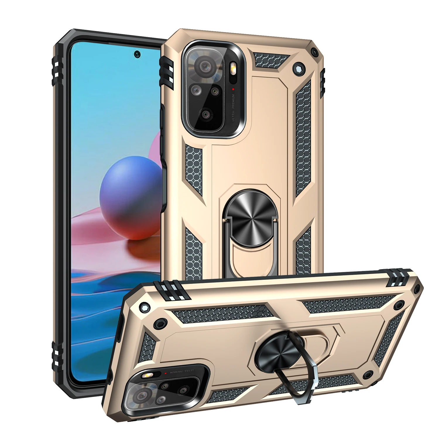 Phone Case For Xiaomi Redmi Note 10S 10 Anti-fall Shockproof Armor Rugged Magnetic Metal With ring Bracket Protection Back Cover
Phone Case For Xiaomi Redmi Note 10S 10 Anti-fall Shockproof Armor Rugged Magnetic Metal With ring Bracket Protection Back Cover