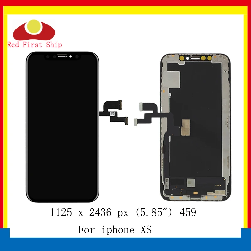 ЖК экран 5 85 дюймов для iphone XS дисплей Pantalla с сенсорным экраном дигитайзер в