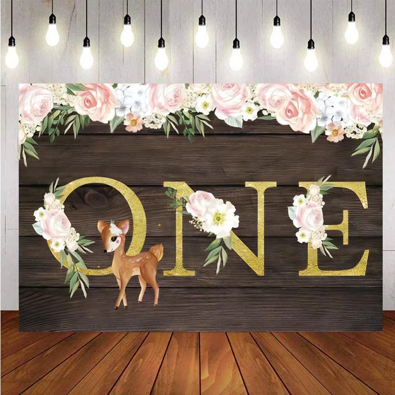 1st Birthday Backdrop Wood Board Flower Fawn Baby Shower Girls Birthday Party Photography Background Photo Studio Banner
1st Birthday Backdrop Wood Board Flower Fawn Baby Shower Girls Birthday Party Photography Background Photo Studio Banner
