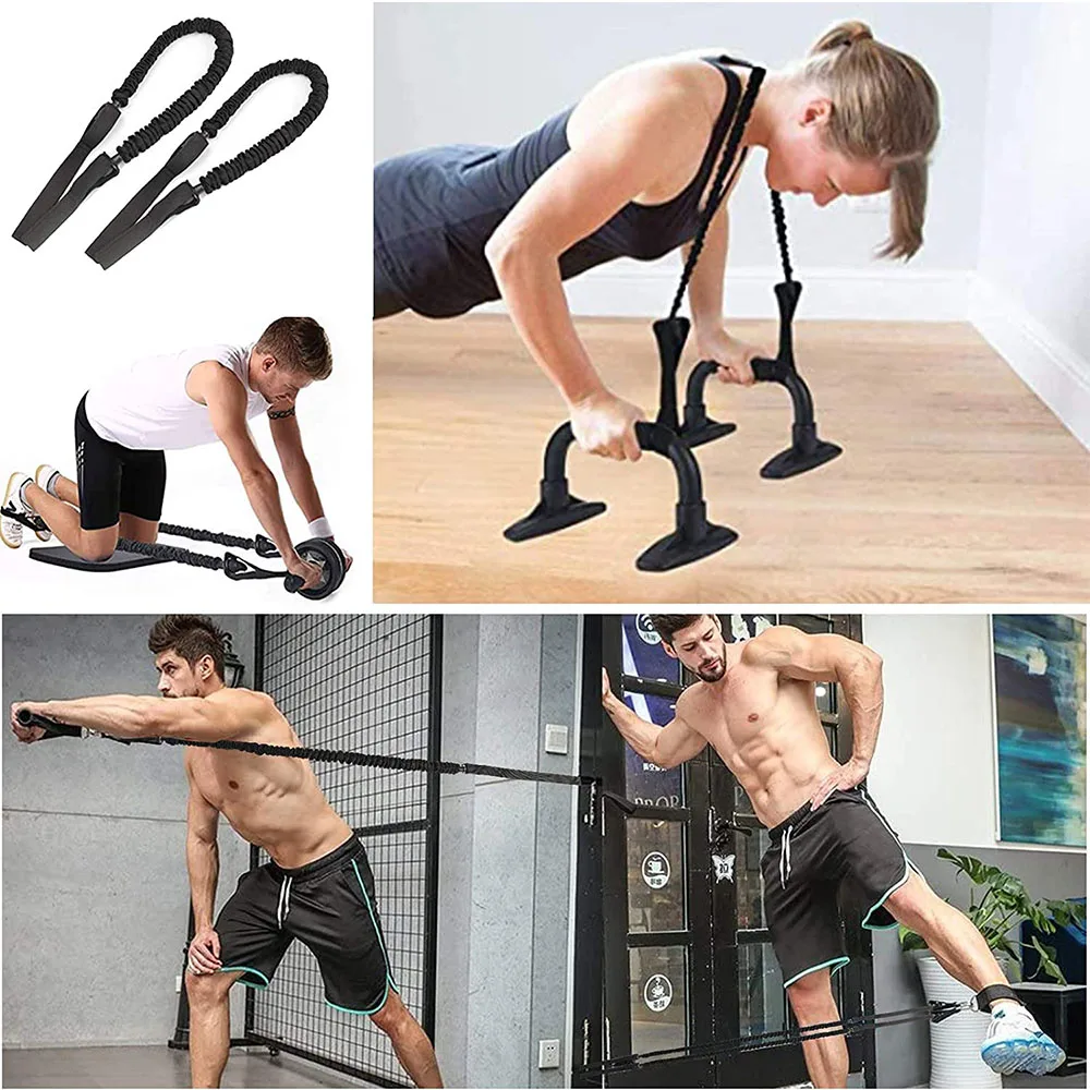 Abdominal Rebound Workout Roller Wheel Resistance Bands AB Wheels Set Power Exercise Trainer Workout Gym Equipment for Home
Abdominal Rebound Workout Roller Wheel Resistance Bands AB Wheels Set Power Exercise Trainer Workout Gym Equipment for Home