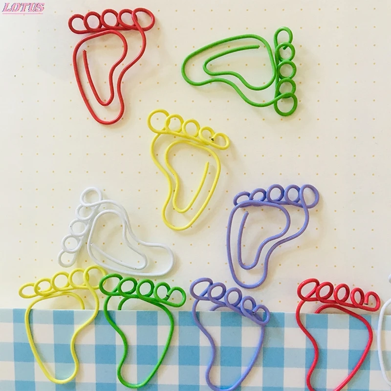 12PCS 33*26mm Foot Shape Paper Clips Creative Interesting Bookmark Clip Memo Clip Shaped Paper Clips For Office School Home
12PCS 33*26mm Foot Shape Paper Clips Creative Interesting Bookmark Clip Memo Clip Shaped Paper Clips For Office School Home