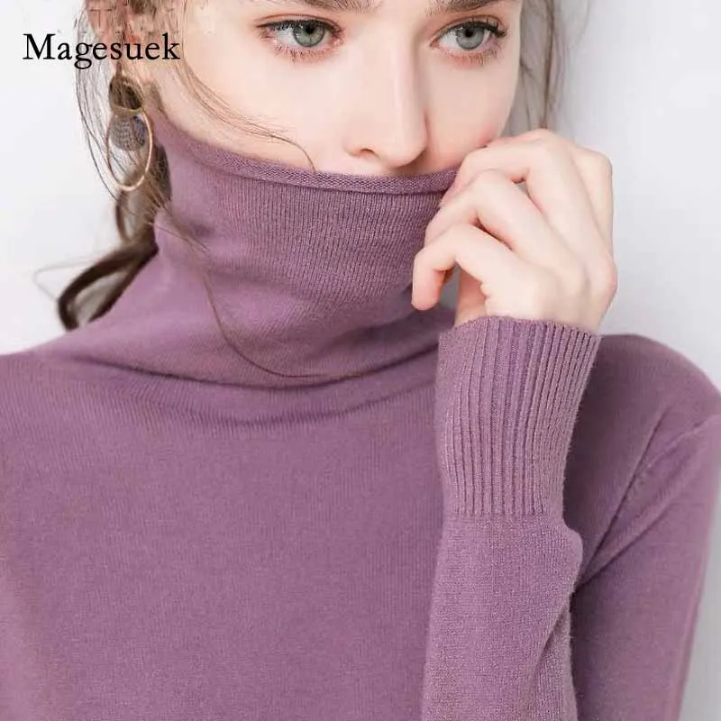 2020 Women Basic Bottoming Knitwear New Autumn Winter Slim Turtleneck Sweater Women Knitted Cotton Pullovers Femme Jumper 10864
2020 Women Basic Bottoming Knitwear New Autumn Winter Slim Turtleneck Sweater Women Knitted Cotton Pullovers Femme Jumper 10864