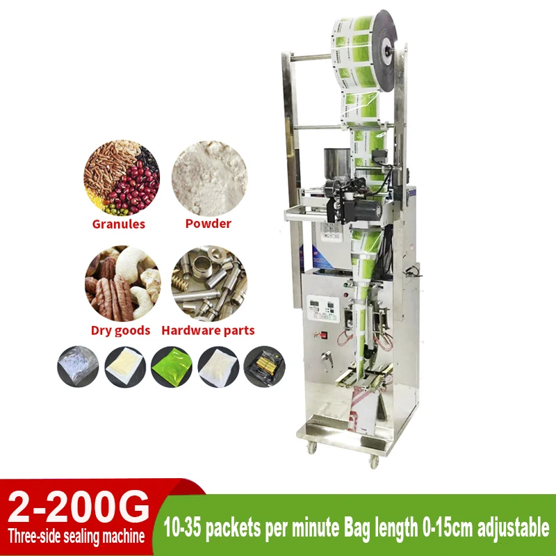 COMOPEZ 2-50G 100G 200G Automatic Quantitative Three-side Sealing Sealing Machine Bag Packaging Machine Powder Granule Weighing
COMOPEZ 2-50G 100G 200G Automatic Quantitative Three-side Sealing Sealing Machine Bag Packaging Machine Powder Granule Weighing