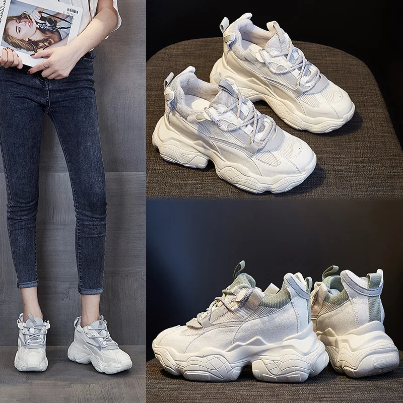 Shoes the new 2021 summer net surface breathable torre shoes female ins tide in increased leisure small white skin over the f
Shoes the new 2021 summer net surface breathable torre shoes female ins tide in increased leisure small white skin over the f