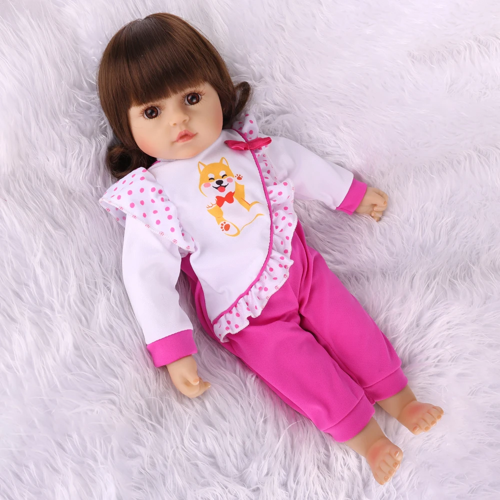 48cm mini bebes reborn dolls ver soft Silicone Vinyl Reborn baby Doll Baby & Toddler Toys For Children's Day Easter doll gift
48cm mini bebes reborn dolls ver soft Silicone Vinyl Reborn baby Doll Baby & Toddler Toys For Children's Day Easter doll gift