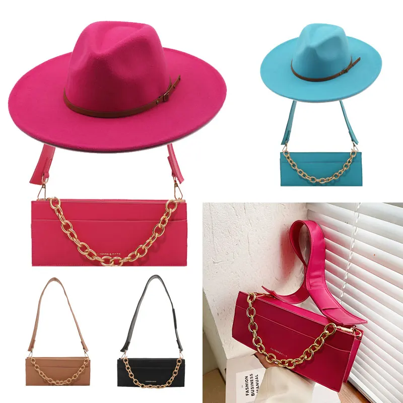 Fedoras Women's Hat Chain Rose Red Box Bag Fascinator Hat Fashion Ladies Hat Outdoor Travel Jazz Cap Brim 9.5CM Wholesale
Fedoras Women's Hat Chain Rose Red Box Bag Fascinator Hat Fashion Ladies Hat Outdoor Travel Jazz Cap Brim 9.5CM Wholesale