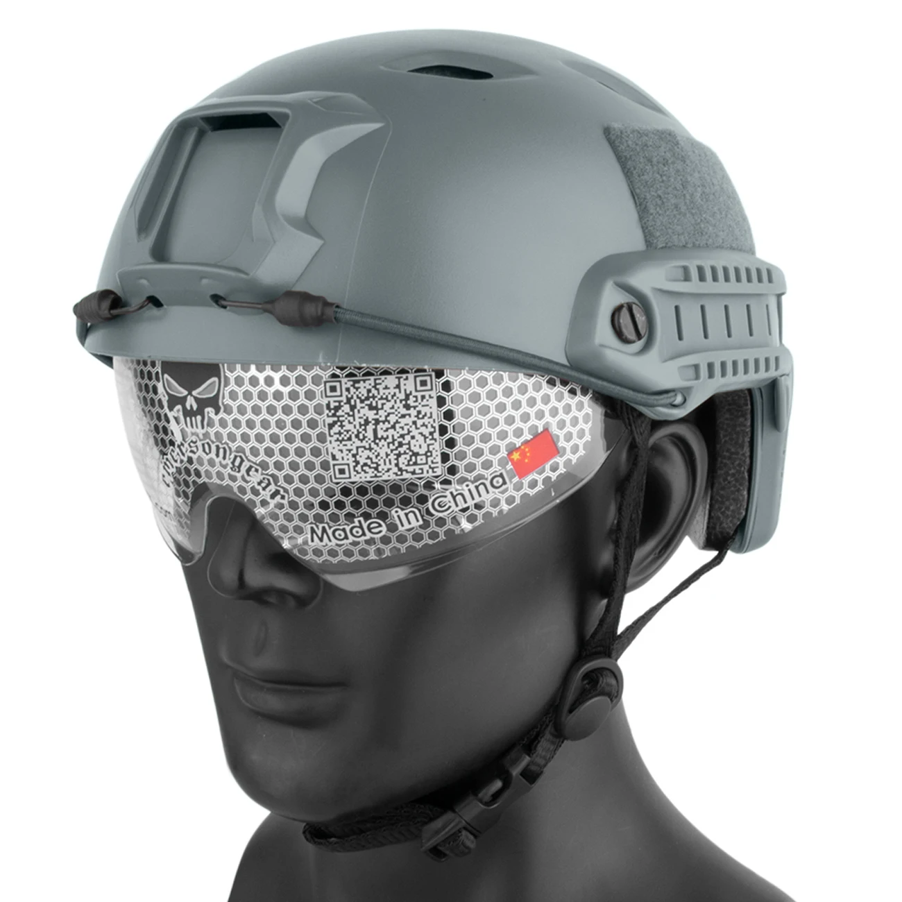 Sport Navy Seal FAST Helmet with Protective Goggle Base jump helmet Military Airsoft Helmet Square Hole Khaki Green
Sport Navy Seal FAST Helmet with Protective Goggle Base jump helmet Military Airsoft Helmet Square Hole Khaki Green