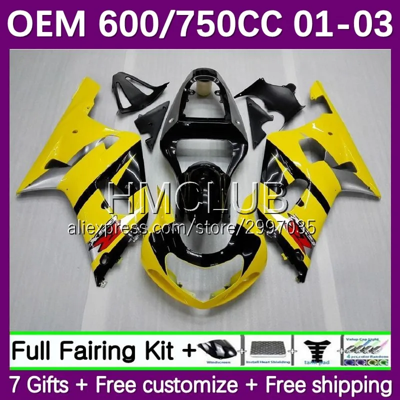 Инъекция для SUZUKI GSXR-750 GSXR600 K1 GSXR 750 600 CC 11No.1 GSXR750 2001 2002 2003 GSX-R600 01 02 03 глянцевый желтый обтекатель
Инъекция для SUZUKI GSXR-750 GSXR600 K1 GSXR 750 600 CC 11No.1 GSXR750 2001 2002 2003 GSX-R600 01 02 03 глянцевый желтый обтекатель