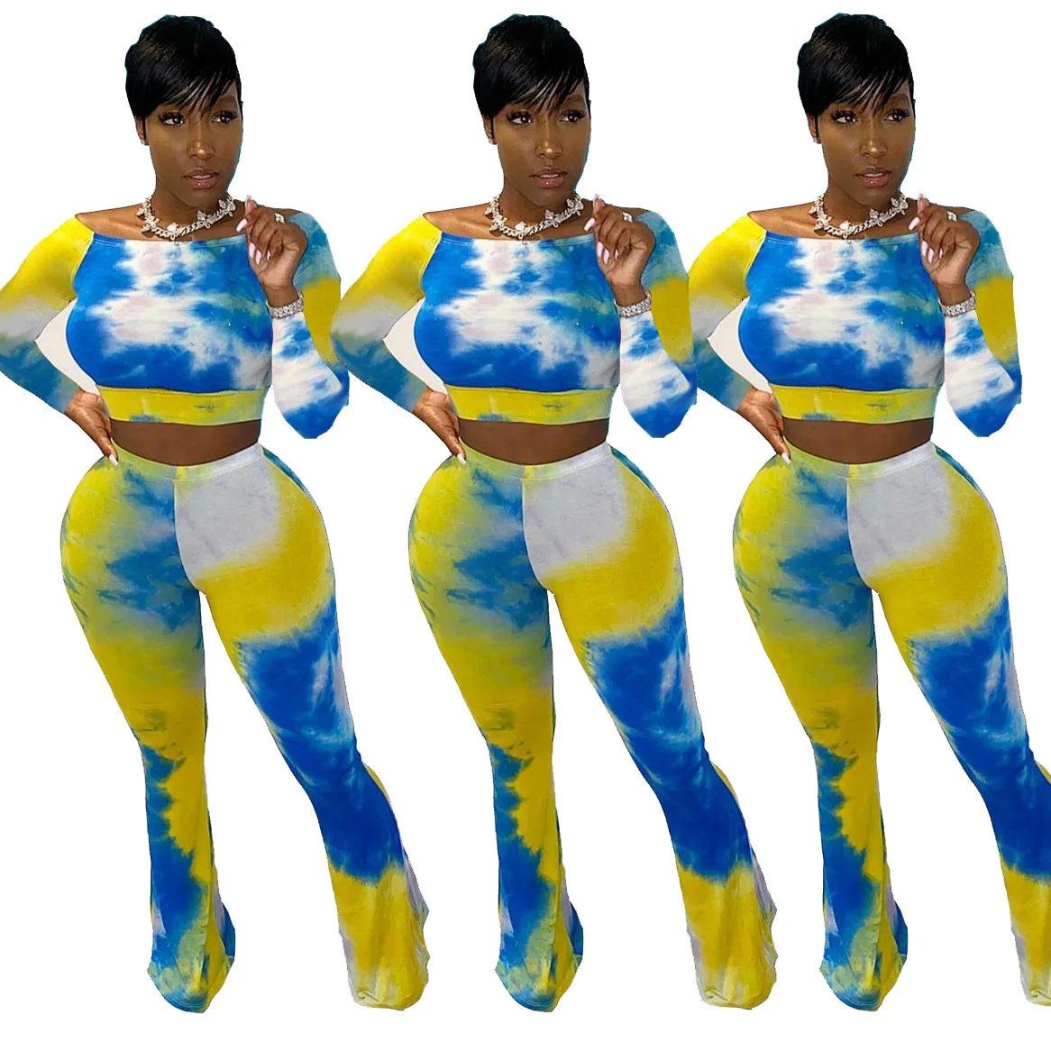Cnmyou Popular fashion sexy women clothing hip lifting random printed off-neck long sleeve two-piece set
Cnmyou Popular fashion sexy women clothing hip lifting random printed off-neck long sleeve two-piece set