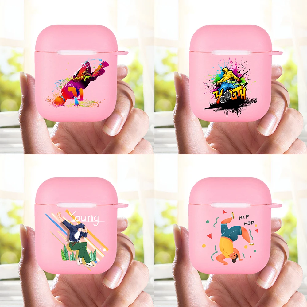 Silicone cover for Airpods 1/2 Earphone Fashion street dance characters soft Fundas Airpods Case Air Pods Charging Box Bags etui
Silicone cover for Airpods 1/2 Earphone Fashion street dance characters soft Fundas Airpods Case Air Pods Charging Box Bags etui