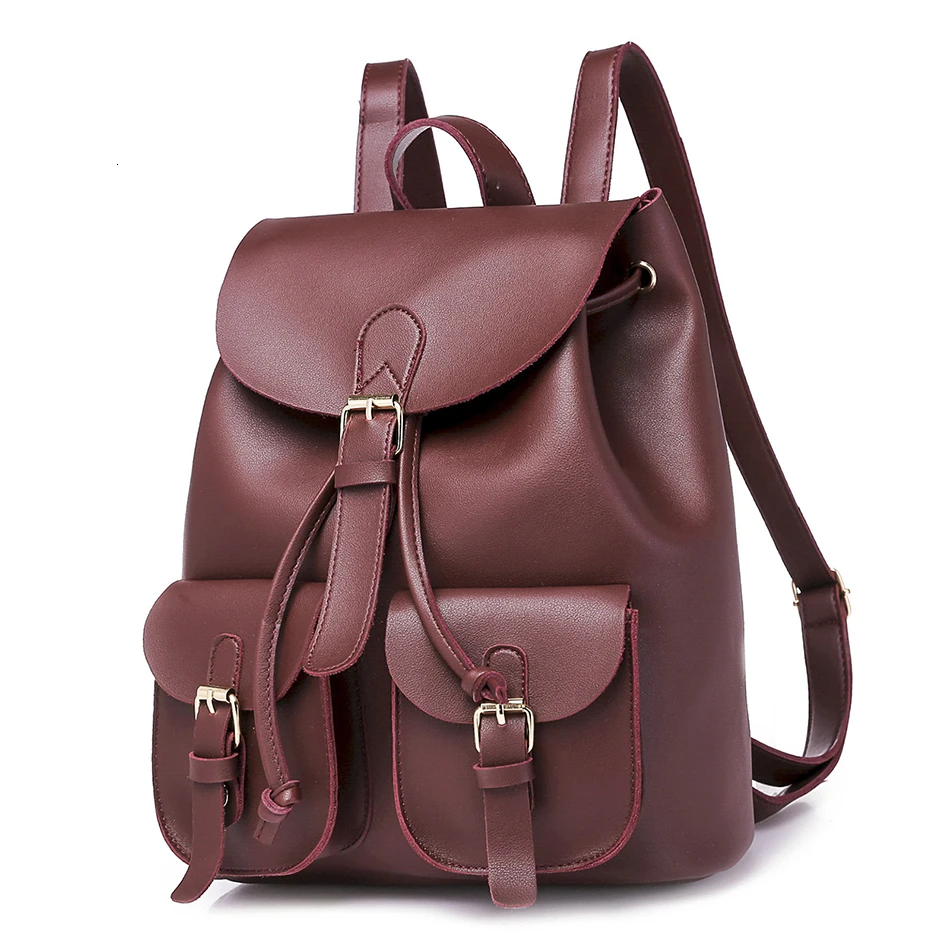 PU Leather Female Travel Backpack Multiple Pocket Large Capacity School Bags For Girls Anti Theft Women's Backpack
PU Leather Female Travel Backpack Multiple Pocket Large Capacity School Bags For Girls Anti Theft Women's Backpack