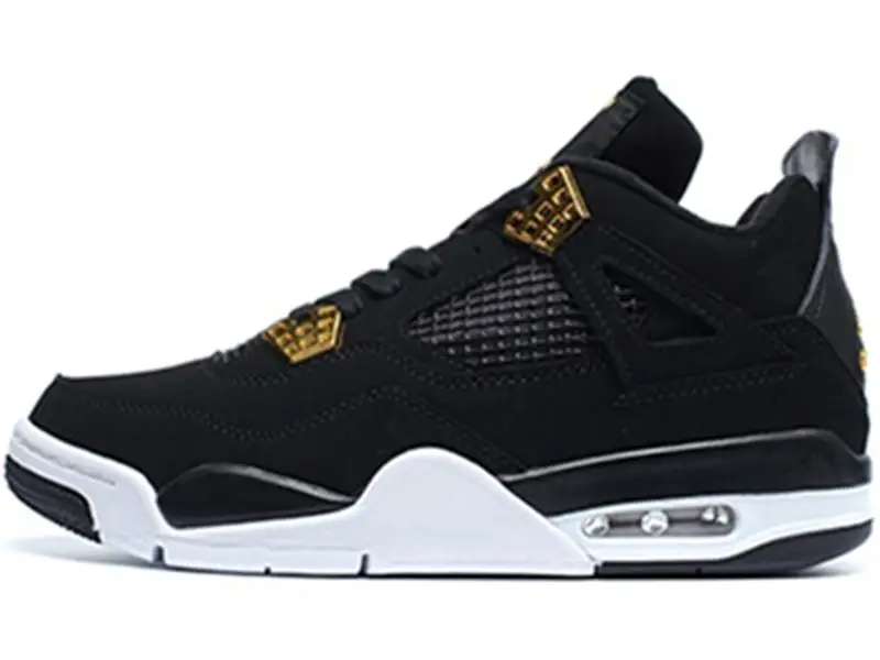 2019 Hot Basketball Shoes 4 Men Mens Pure Black Laser Sport Black Royal From Outdoor Sneakers Designer Shoes US7-13