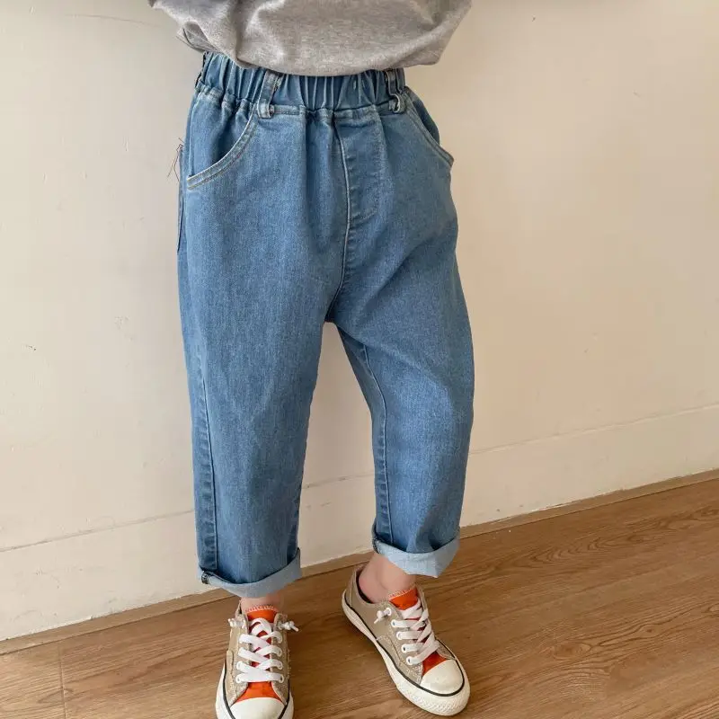 With Pocket Baby Spring Autumn Jeans Pants For Boys Children Kids Trousers Clothing Teenagers Gift Home Outdoor High Quality
With Pocket Baby Spring Autumn Jeans Pants For Boys Children Kids Trousers Clothing Teenagers Gift Home Outdoor High Quality