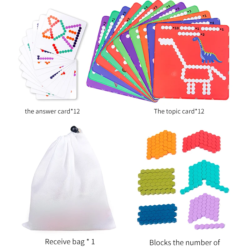 Montessori Toys Baby Honeycomb Building Block Game Wooden Puzzle Board Games Early Education Jigsaw Puzzles Stick Assembled Toy 
Montessori Toys Baby Honeycomb Building Block Game Wooden Puzzle Board Games Early Education Jigsaw Puzzles Stick Assembled Toy