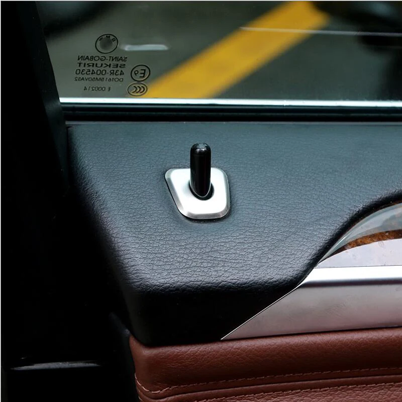 Car styling Chrome Door lifting bolt Lock Ring Trim decoration Cover for F07 F10 F30 F32 F34 F25 F26 F15 F16 E70 Accessories
Car styling Chrome Door lifting bolt Lock Ring Trim decoration Cover for F07 F10 F30 F32 F34 F25 F26 F15 F16 E70 Accessories