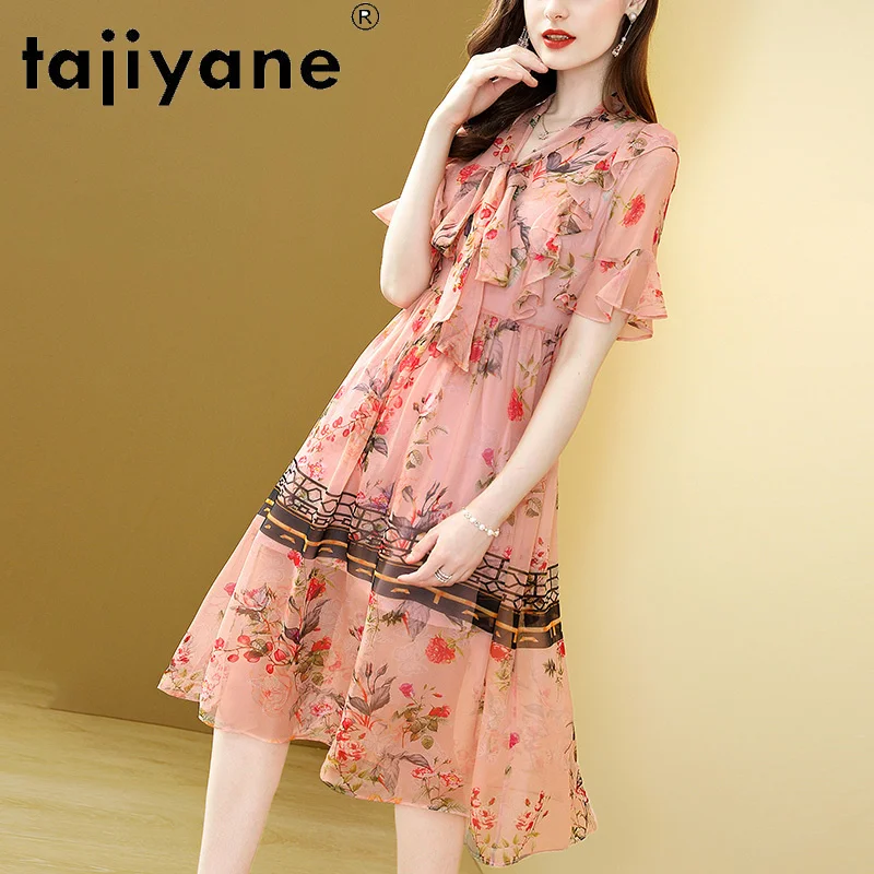 Women for Dresses Summer Dress Real Silk Long Dress Women's Clothing Spring Womenswear Vintage Vestido De Mujer TN2612
Women for Dresses Summer Dress Real Silk Long Dress Women's Clothing Spring Womenswear Vintage Vestido De Mujer TN2612