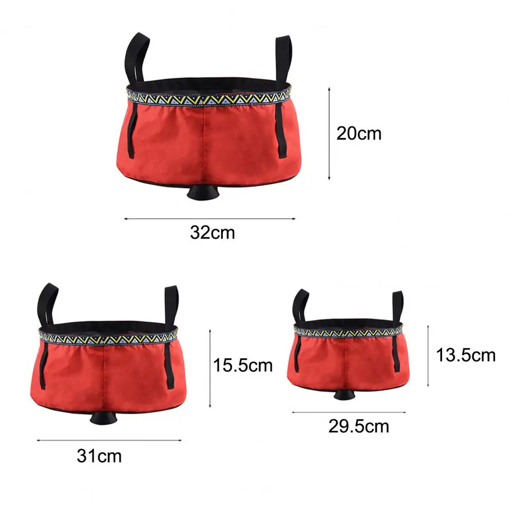 6L/8L/12L Multifunctional Folding Bucket Portable Water Basin for Travel