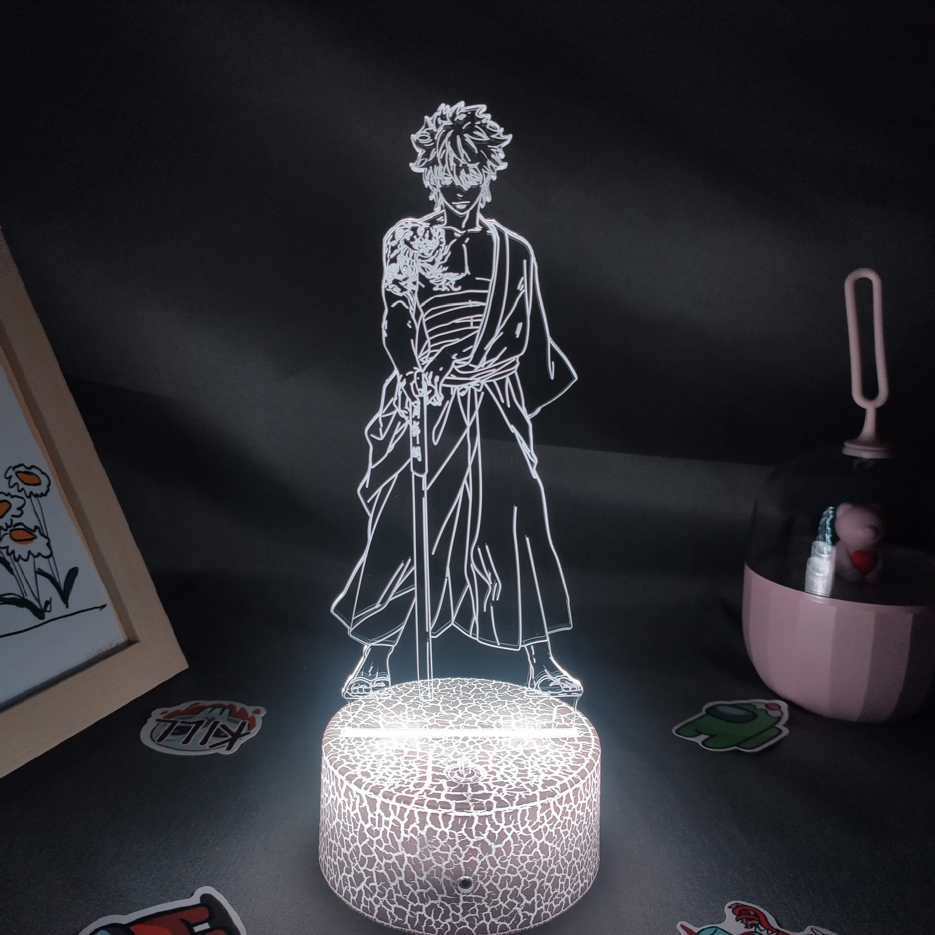 3D Night Light Anime Gintama Manga Figure Sakata Gintoki Siro Yasha Led RGB Neon Battery USB Lava Lamp Table Decoration For Home
3D Night Light Anime Gintama Manga Figure Sakata Gintoki Siro Yasha Led RGB Neon Battery USB Lava Lamp Table Decoration For Home