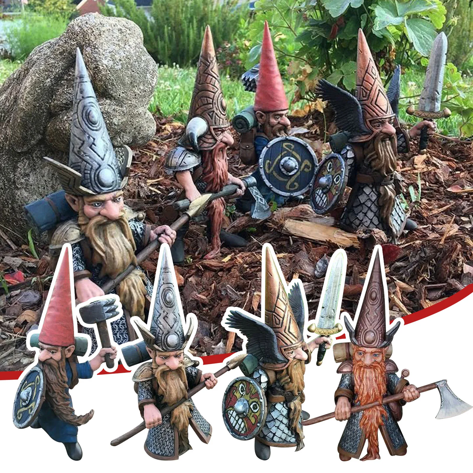 Garden Gnome Statue Hand Painted Outdoor Dwarf Resin Decoration Art Garden Home Decor Courtyard Decoracion Salon Casa Decoración
Garden Gnome Statue Hand Painted Outdoor Dwarf Resin Decoration Art Garden Home Decor Courtyard Decoracion Salon Casa Decoración