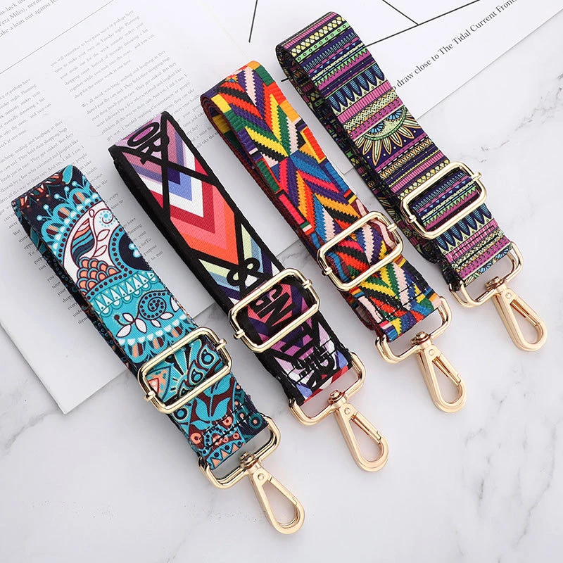 Nylon/Cotton Bag Strap Woman Colored Straps For Crossbody Messenger Shoulder Bag Accessories Adjustable Embroidered Belts Straps
Nylon/Cotton Bag Strap Woman Colored Straps For Crossbody Messenger Shoulder Bag Accessories Adjustable Embroidered Belts Straps