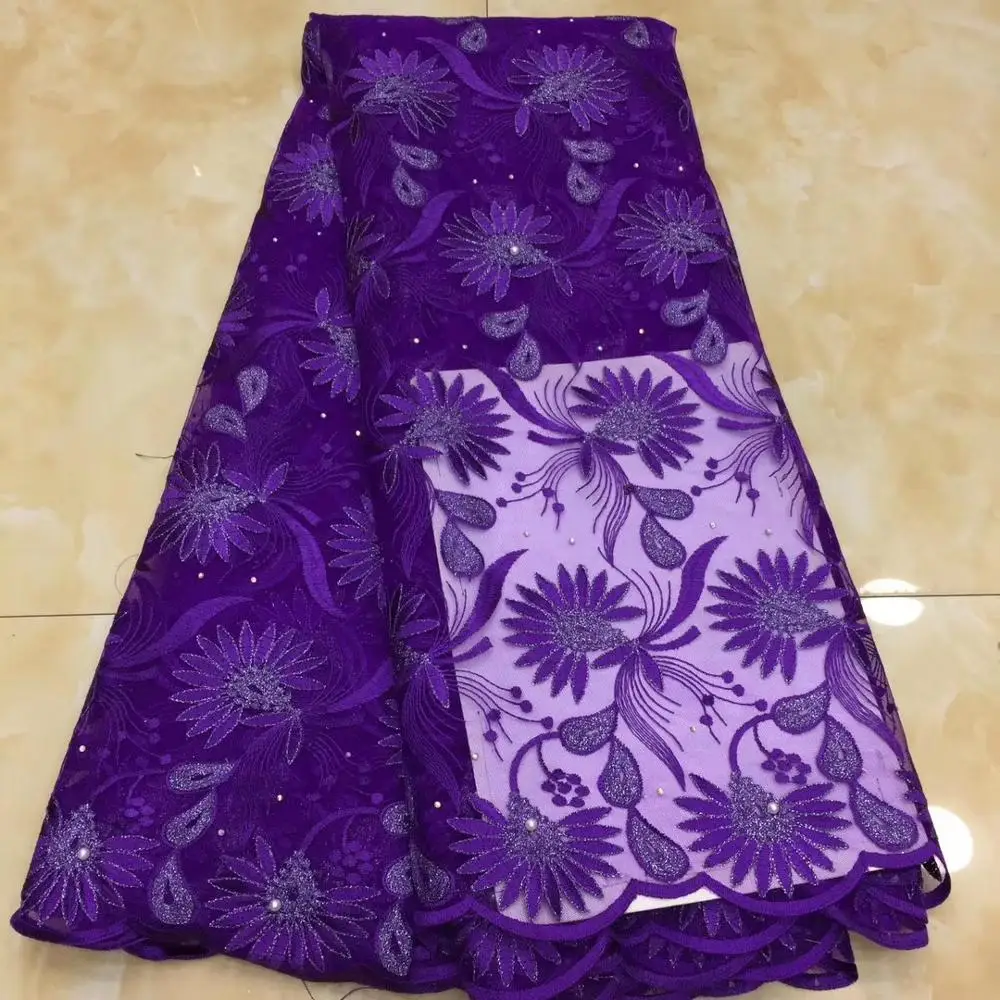 5 Yards African Lace Fabric Embroidered Nigerian Laces Fabric Bridal High Quality French Tulle Lace Fabric For Women Dress
5 Yards African Lace Fabric Embroidered Nigerian Laces Fabric Bridal High Quality French Tulle Lace Fabric For Women Dress