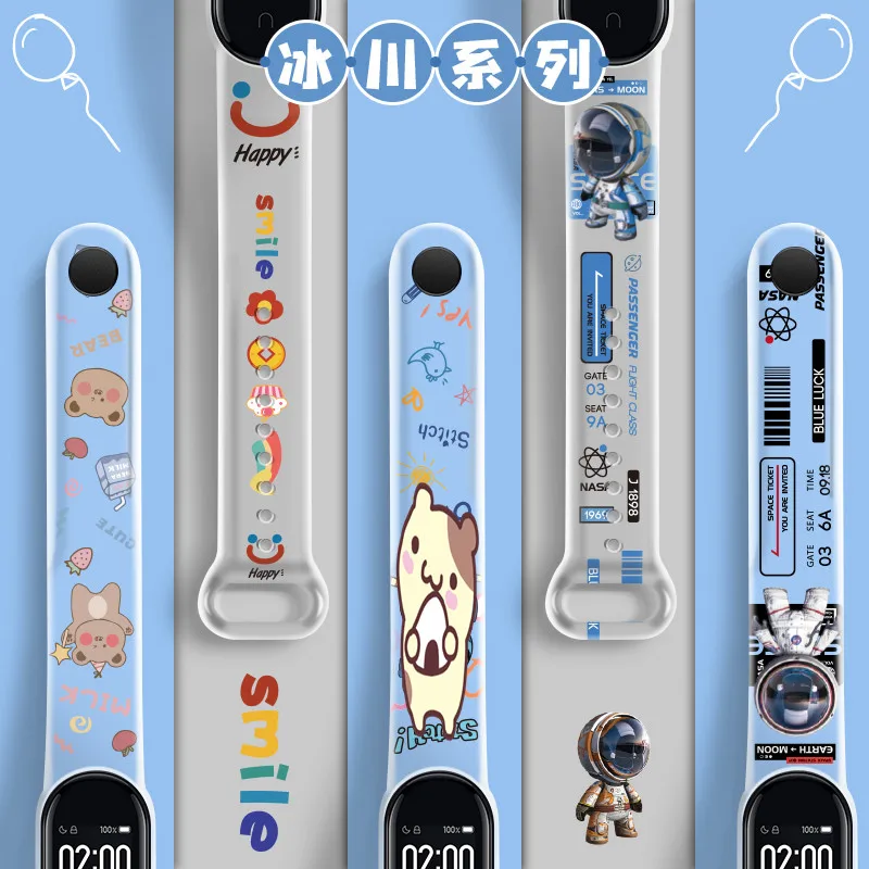 For Mi Band 6 5 4 3 Strap Transparent Printing Silicone Xiaomi 6 5 4 Watchband Bracelet Pulseira Smart Sports Wrist Belt
For Mi Band 6 5 4 3 Strap Transparent Printing Silicone Xiaomi 6 5 4 Watchband Bracelet Pulseira Smart Sports Wrist Belt