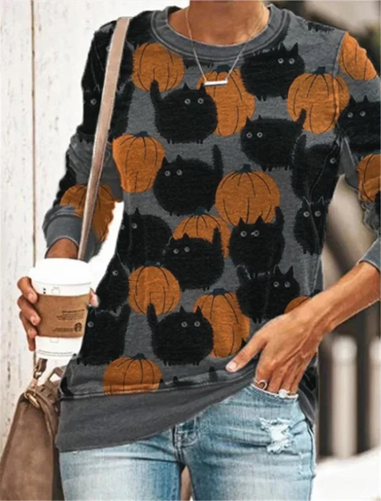 Casual Hoodies O Neck Halloween Party Hoody Sportwear Women Plus Size 3XL Pumpkin Sweatshirts Pullocers Long Sleeve Hoodies Girl
Casual Hoodies O Neck Halloween Party Hoody Sportwear Women Plus Size 3XL Pumpkin Sweatshirts Pullocers Long Sleeve Hoodies Girl