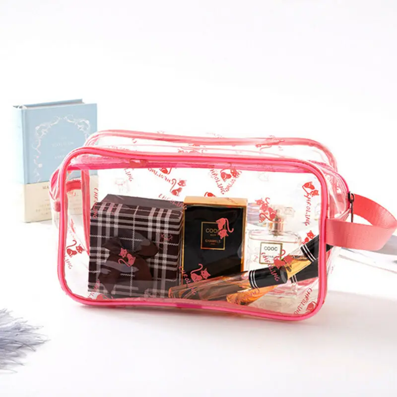 NoEnName-Null PVC Transparent Clear Cosmetic Makeup Toiletry Bag Case Travel Holder Pouch Wash Kit Bag Set
NoEnName-Null PVC Transparent Clear Cosmetic Makeup Toiletry Bag Case Travel Holder Pouch Wash Kit Bag Set