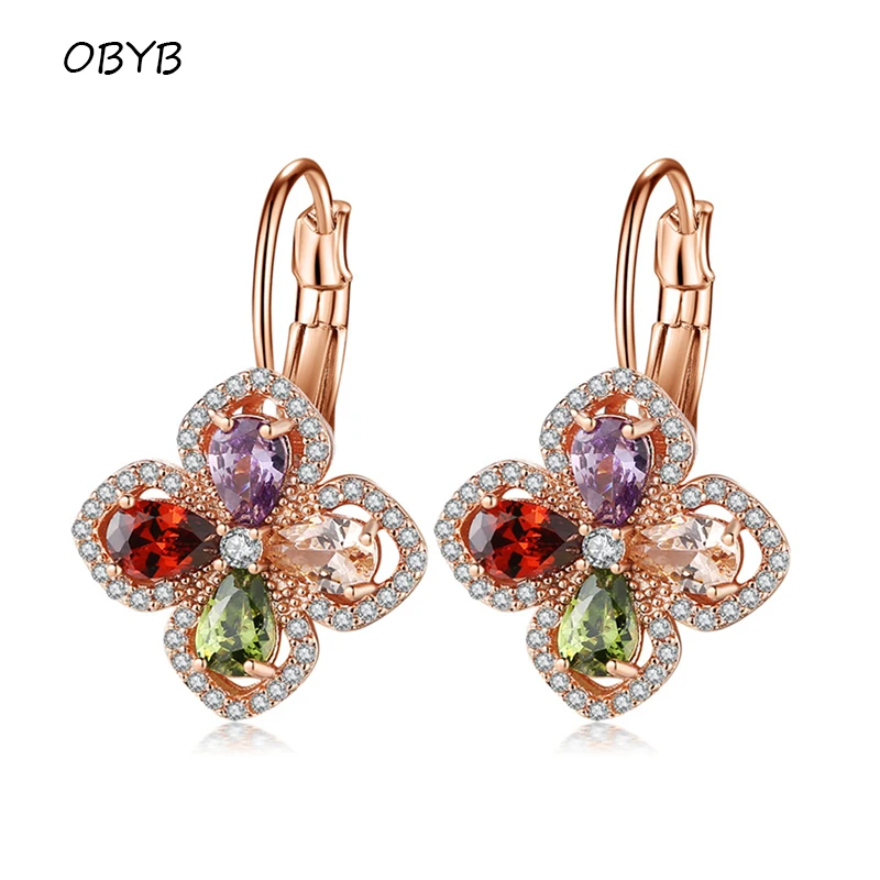 OBYB Fashion Jewelry Stud Earrings Shiny Colorful AAA CZ Hoop Earrings For Women Element Gifts Wholesale Cheap Factory Price
OBYB Fashion Jewelry Stud Earrings Shiny Colorful AAA CZ Hoop Earrings For Women Element Gifts Wholesale Cheap Factory Price